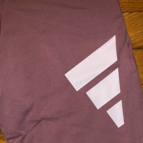 Brand New Women's Adidas Pink Performance Leggings - Picture 5 of 12